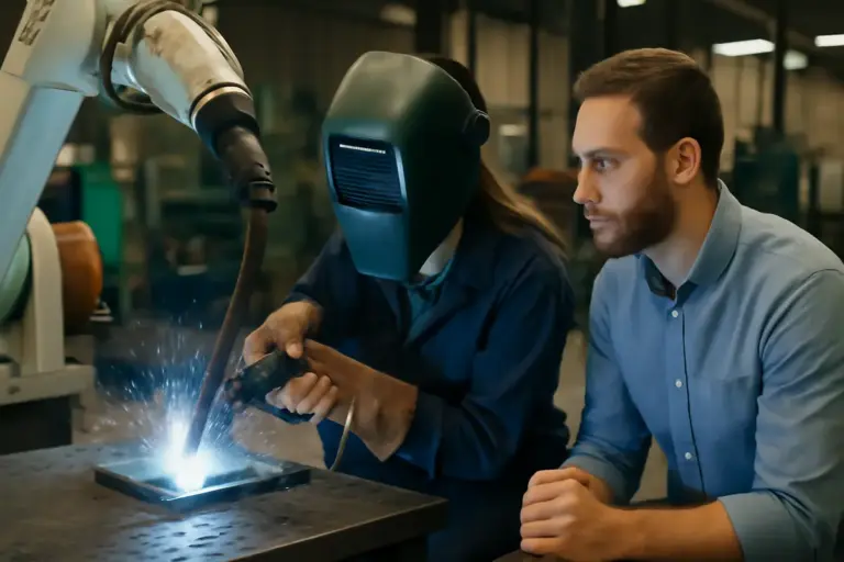 Partecipare a workshop di saldatura robotizzata: l’abilità che sorprende nei colloqui tecnici