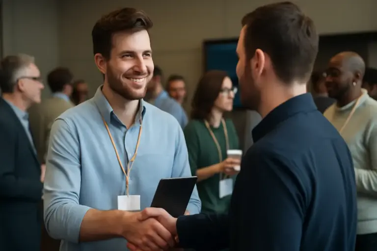 Networking agli eventi tecnici: la strategia concreta per trovare lavoro prima degli altri